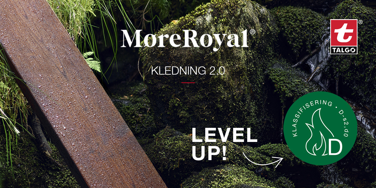 Nyhet! MøreRoyal kledning 2.0 med brannklasse D